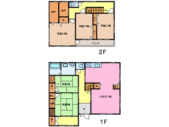 間取図 中川町一戸建て