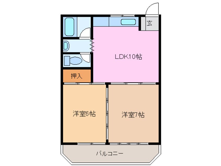 間取図 イトウマンション　Ｂ棟