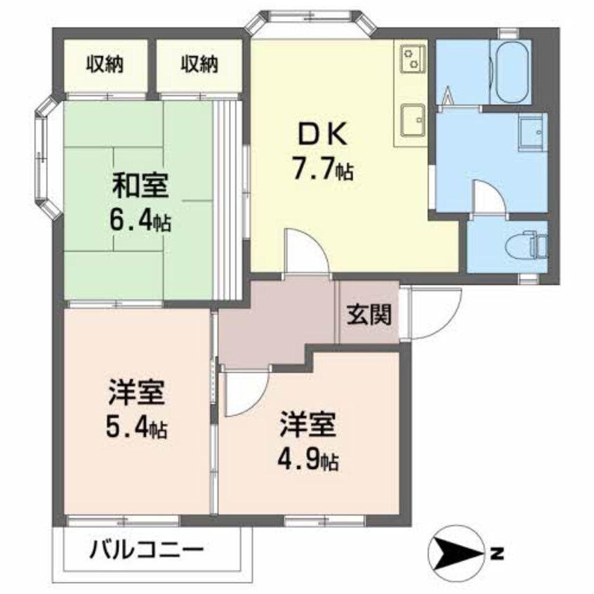 間取図 ファミール・プラザ Ａ