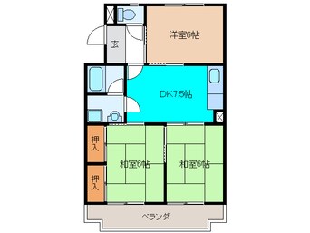 間取図 フレンズシャトー