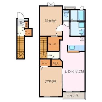 間取図 プラザサンライズＣ棟