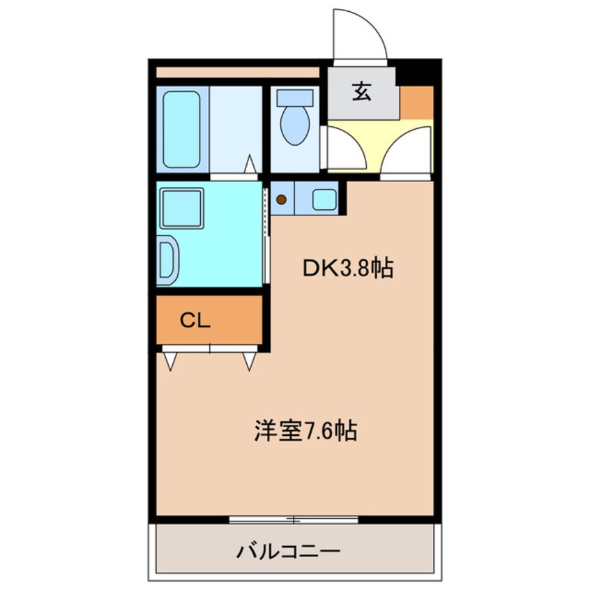 間取図 パークサイドＭ