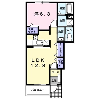 間取図 ユ－トピア・ナミ