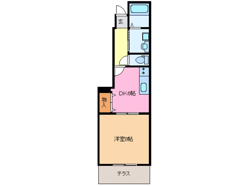 間取図 ボヌール牧