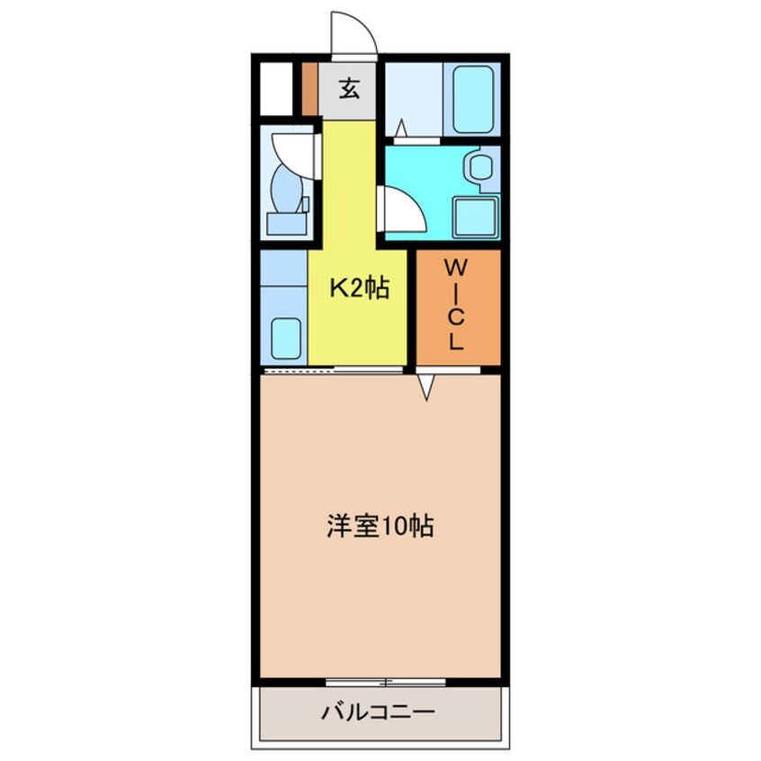 間取図 シャルマン・ドミールB