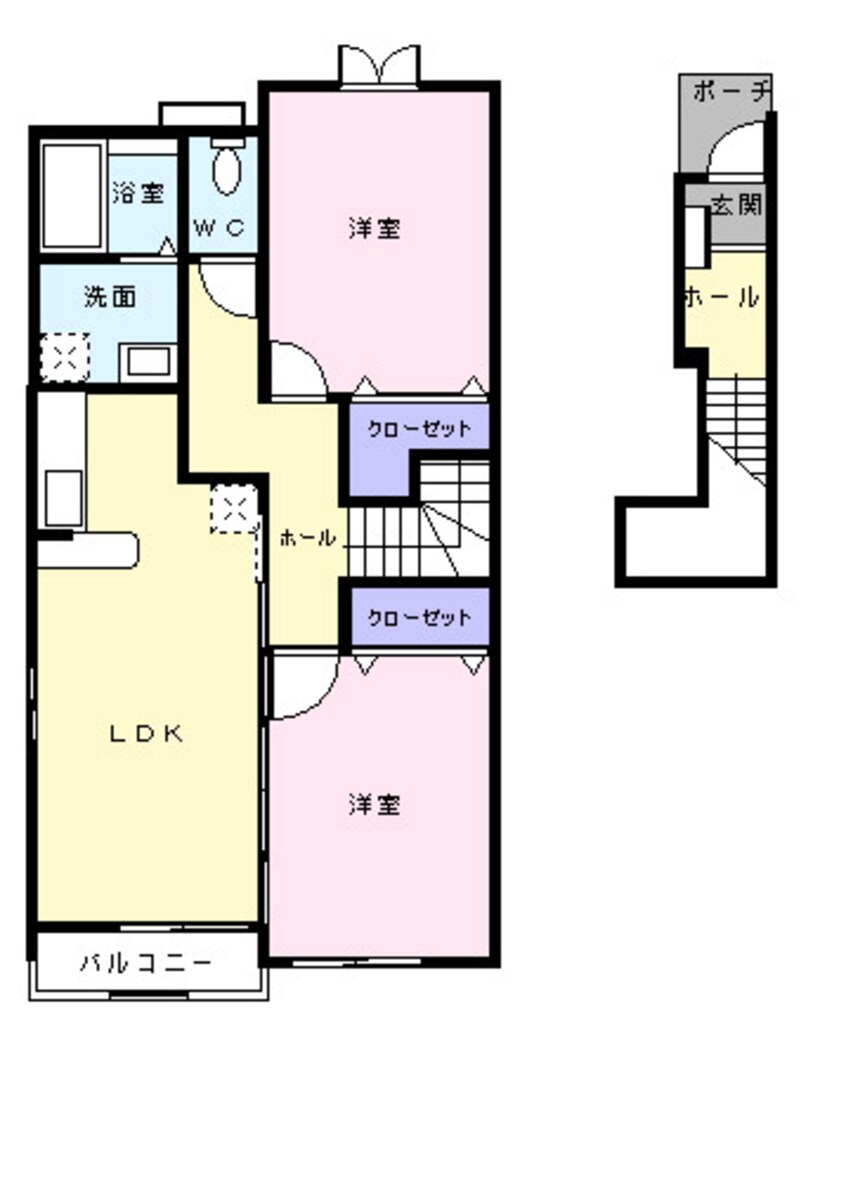 間取図 ノ－ス　スリ－　Ｃ棟