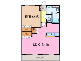 間取図 フラワーヒルズ天白Ａ