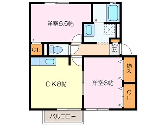 間取図 コスモスハウス　Ｆ