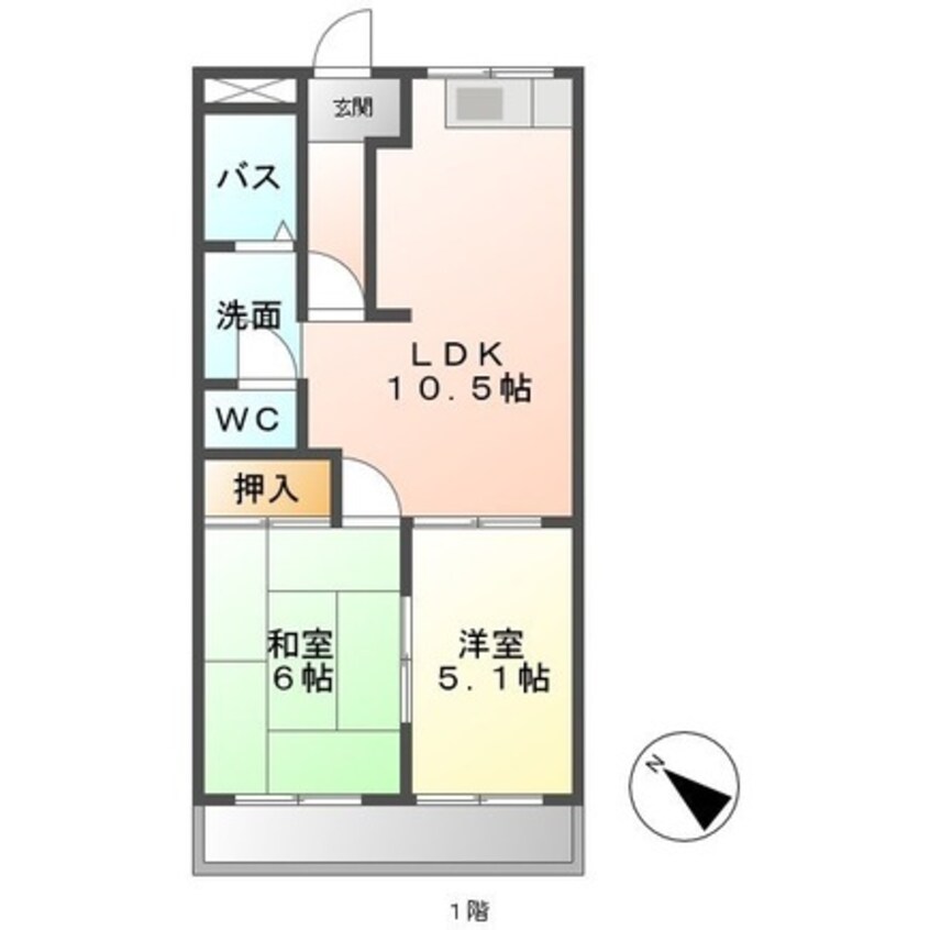 間取図 ガーデンロイヤル