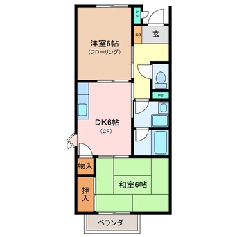 間取図 Ｓｕｒｐｌｕｓ塚本Ａ