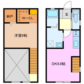 間取図 K-smart香良洲B棟