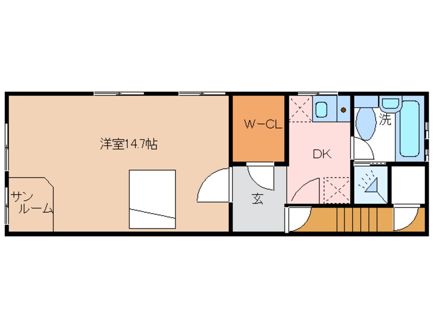 間取図 藤ヴァレイⅡ