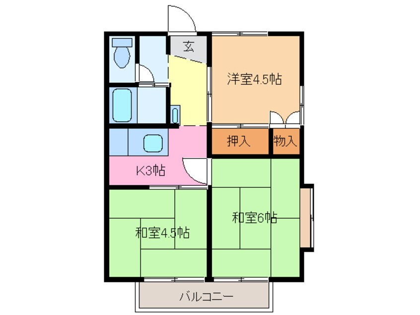 間取図 エーデルハイム