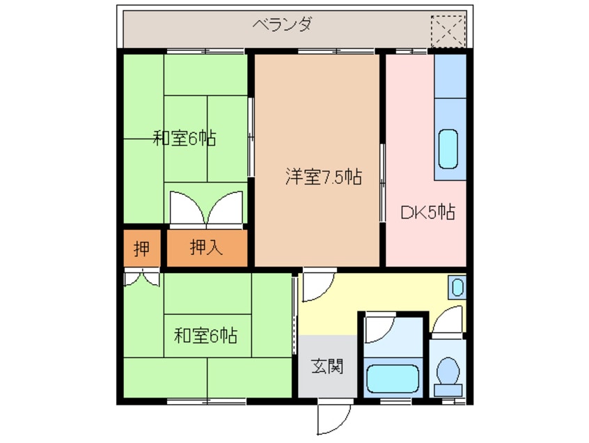 間取図 泉コーポ