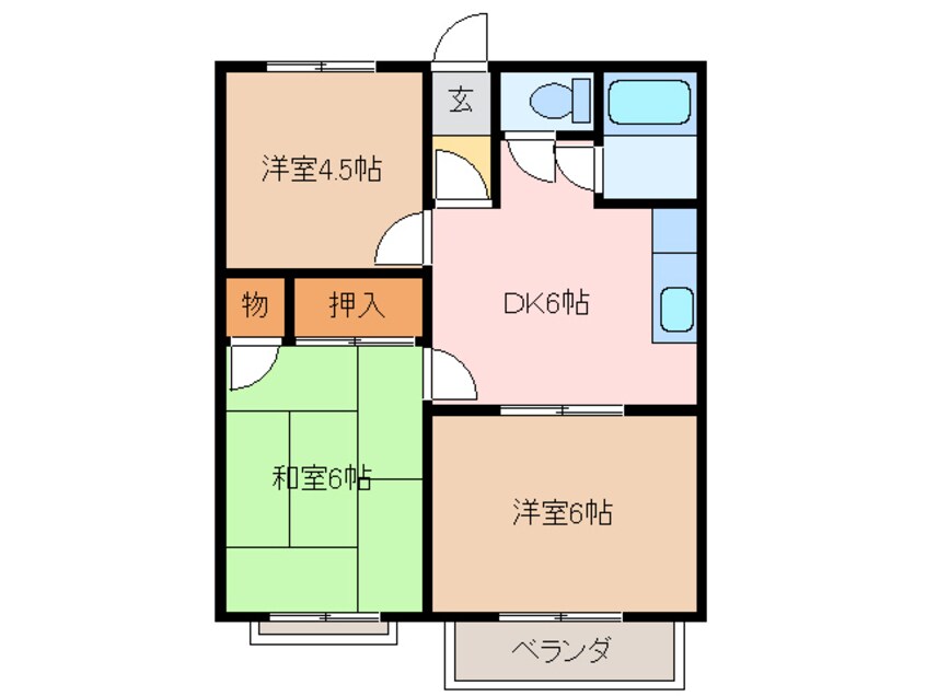 間取図 トラッドハウスＢ