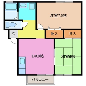 間取図 エスポワールA棟