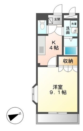 間取図 サンガーデンⅡ