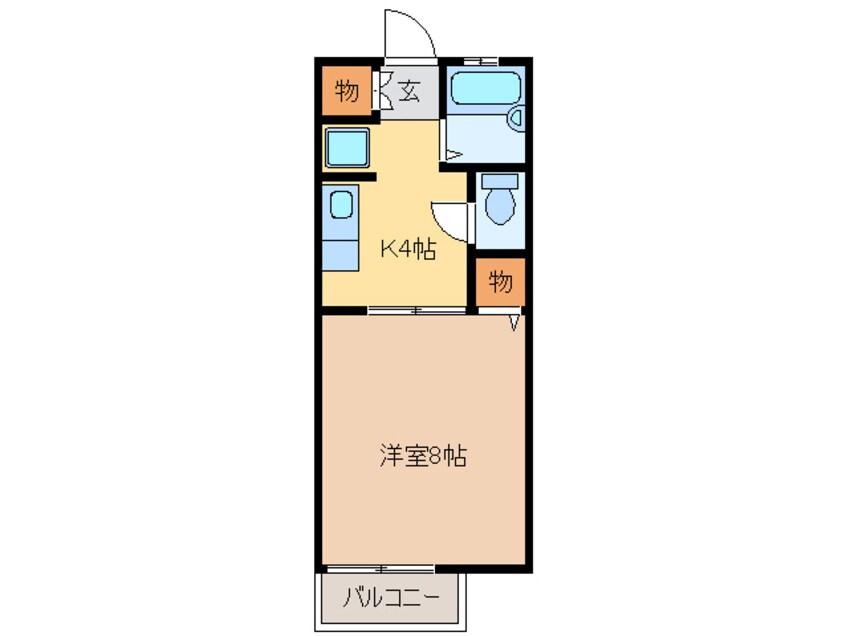 間取図 カーサリバティ