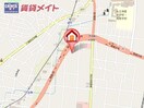 地図 四日市あすなろう鉄道内部線/追分駅 徒歩4分 1階 築30年