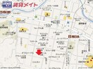 地図 四日市あすなろう鉄道内部線/南日永駅 徒歩10分 1階 築35年