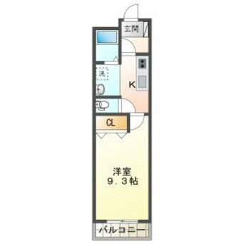 間取図 四日市あすなろう鉄道内部線/日永駅 徒歩12分 2階 築4年