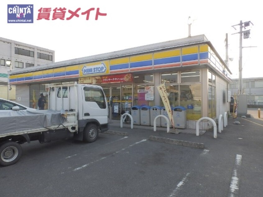 コンビニまで200m※ミニストップ　四日市河原田店 伊勢鉄道/河原田駅 徒歩10分 1階 築25年