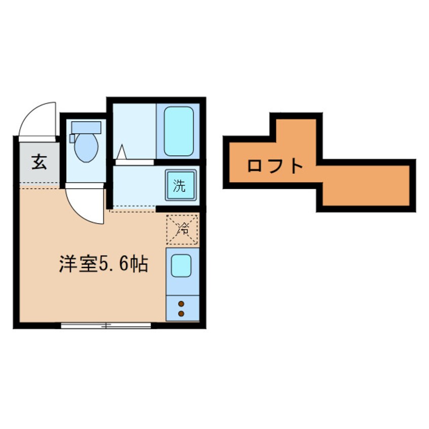 間取図 近鉄名古屋線/塩浜駅 徒歩8分 1階 築3年