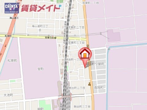 地図 近鉄名古屋線/塩浜駅 徒歩8分 1階 築3年