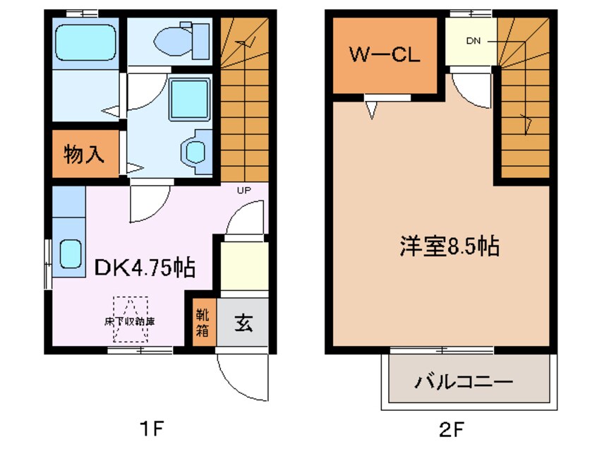 間取図 近鉄名古屋線/楠駅 徒歩5分 1階 築16年