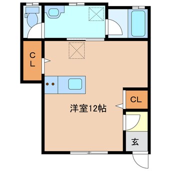 間取図 四日市あすなろう鉄道内部線/南日永駅 徒歩14分 1階 1年未満