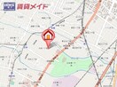 地図 四日市あすなろう鉄道内部線/日永駅 徒歩8分 1階 築26年