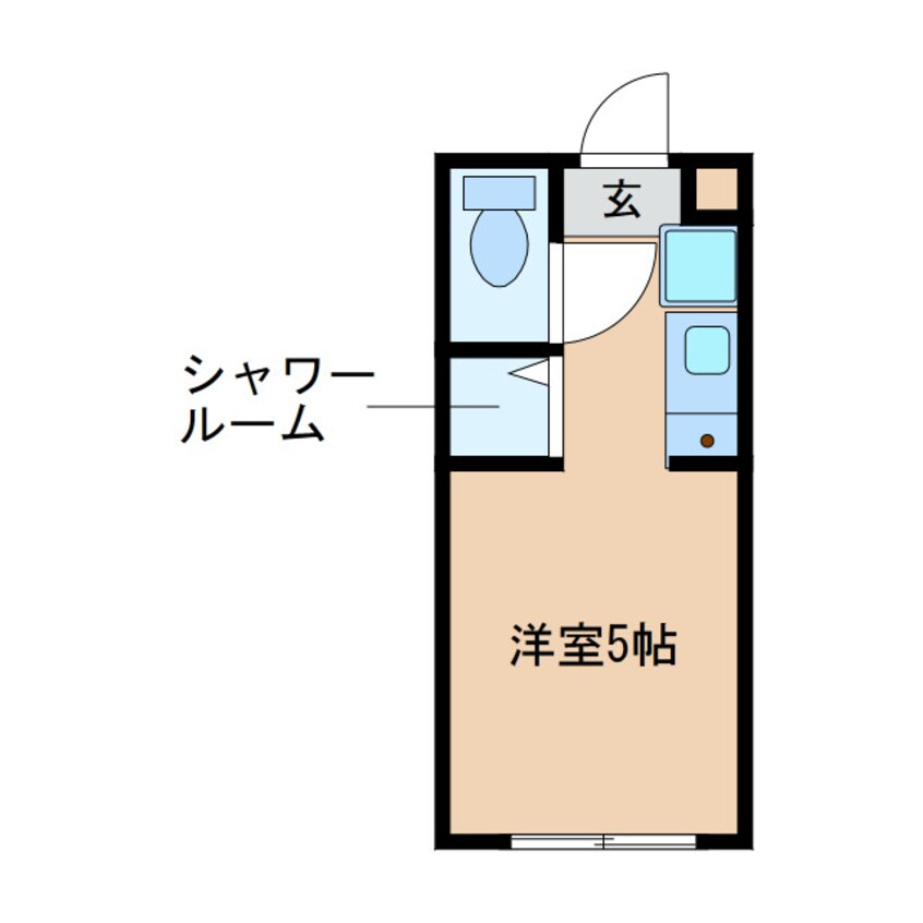 間取図 近鉄名古屋線/新正駅 徒歩8分 2階 築4年