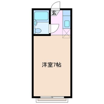 間取図 近鉄名古屋線/新正駅 徒歩8分 2階 築33年