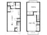 四日市あすなろう鉄道内部線/内部駅 徒歩8分 1階 築22年 2LDKの間取り