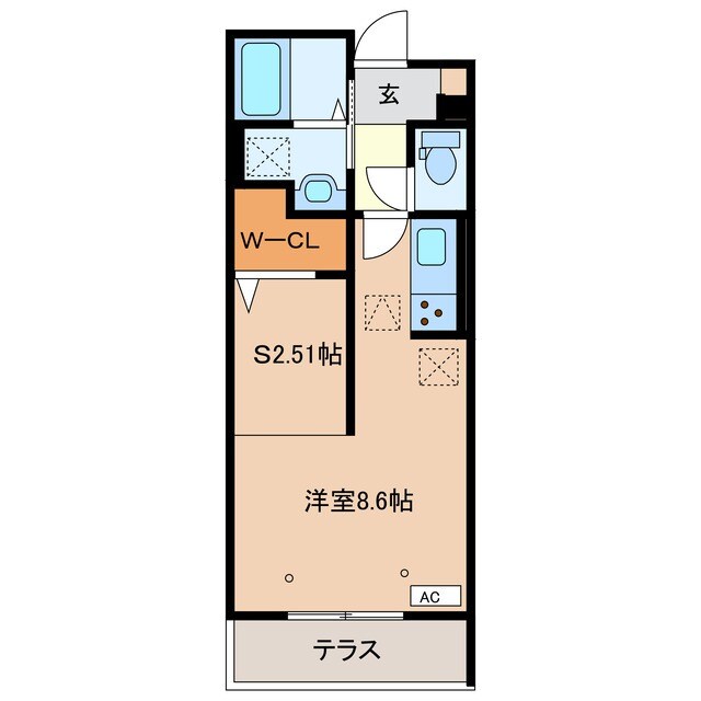 間取り図 四日市あすなろう鉄道内部線/赤堀駅 徒歩5分 1階 築2年