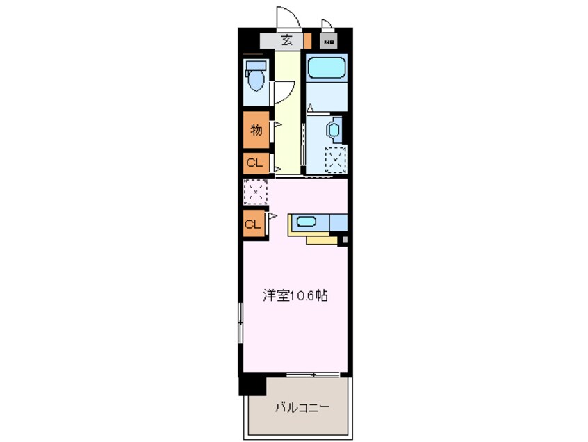 間取図 近鉄名古屋線/新正駅 徒歩3分 2階 築10年