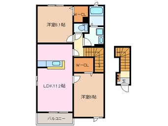 間取図 近鉄名古屋線/塩浜駅 徒歩999分 2階 築11年