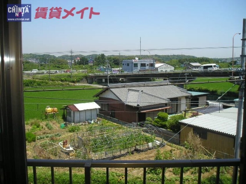 眺望のどかな景色です 近鉄湯の山線/高角駅 徒歩9分 1階 築26年