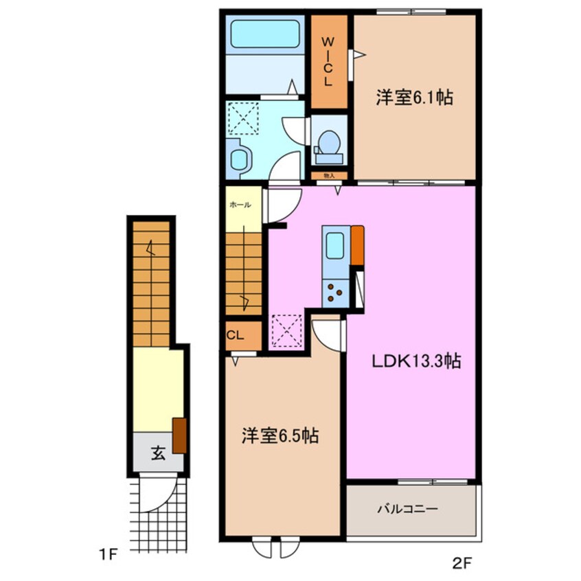 間取図 ドミール