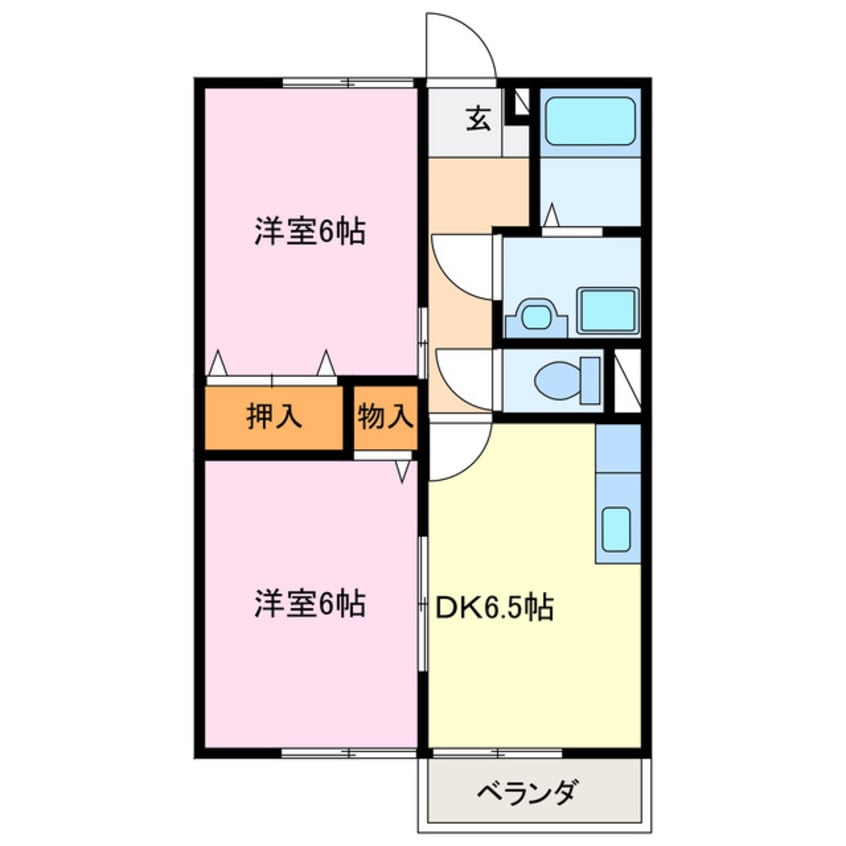 間取図 ハイツビレッジコート