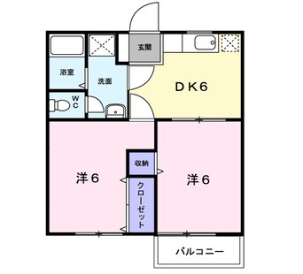 間取図 エステートＹ　Ａ棟