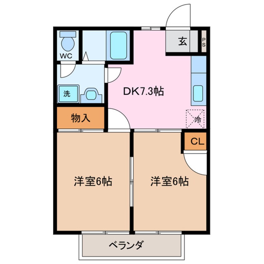 間取図 シャルマンＭ