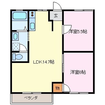 間取図 エンディングシティ