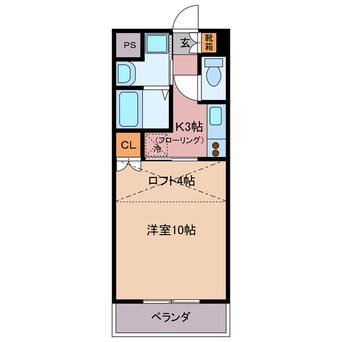 間取図 フォーブル鈴木Ⅱ