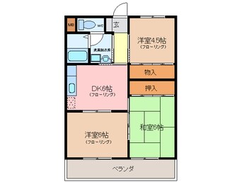 間取図 アベニールＡ