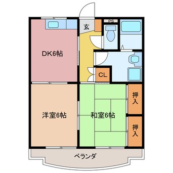 間取図 ファイブアイランドⅡ