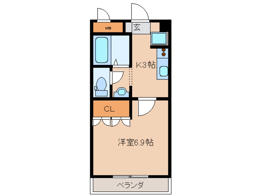 間取図 フリーデン