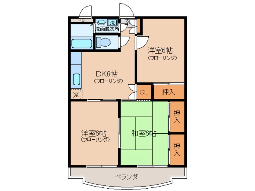 間取図 サニーホームズ