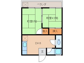 間取図 さつき荘