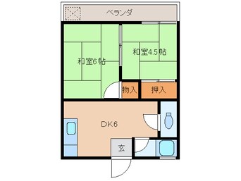 間取図 さつき荘